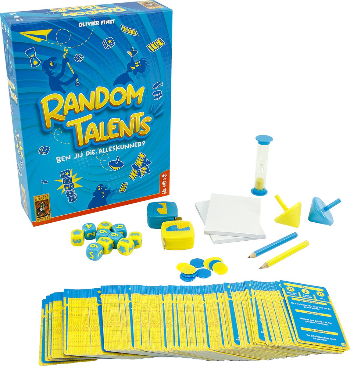 999 Games - Random Talents - Partyspel - Hilarische opdrachten - Gezelschapsspel - Ben jij die Alleskunner? - 2 tot 18 spelers — afbeelding 8