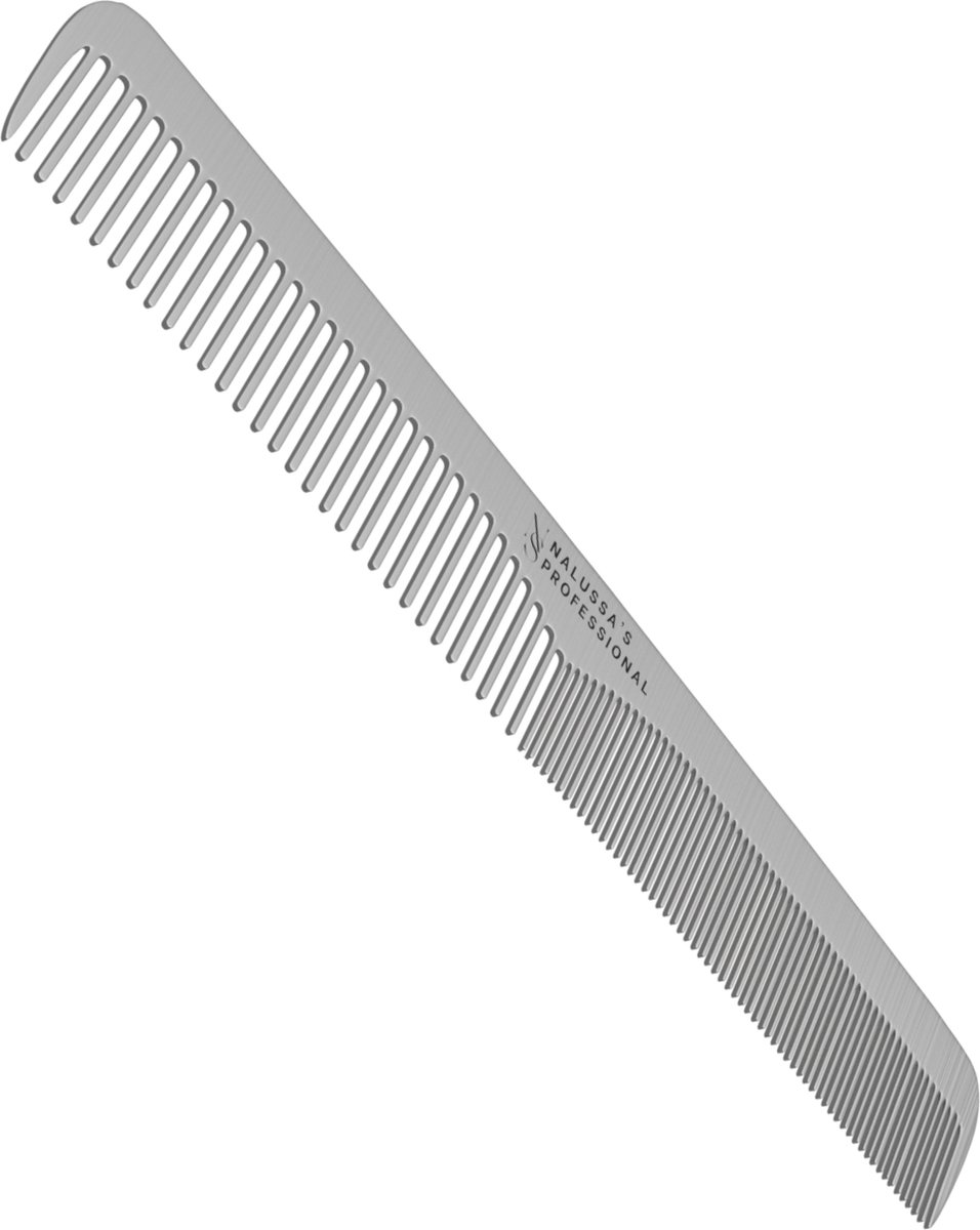 Nalussa's Knipkam - Professionele Metalen Knipkam- Kapperskam - Hoofdkam - Haarkam - Stylingkam- Barber Kam - Anti Klit Kam - Haarverzorging - Kam