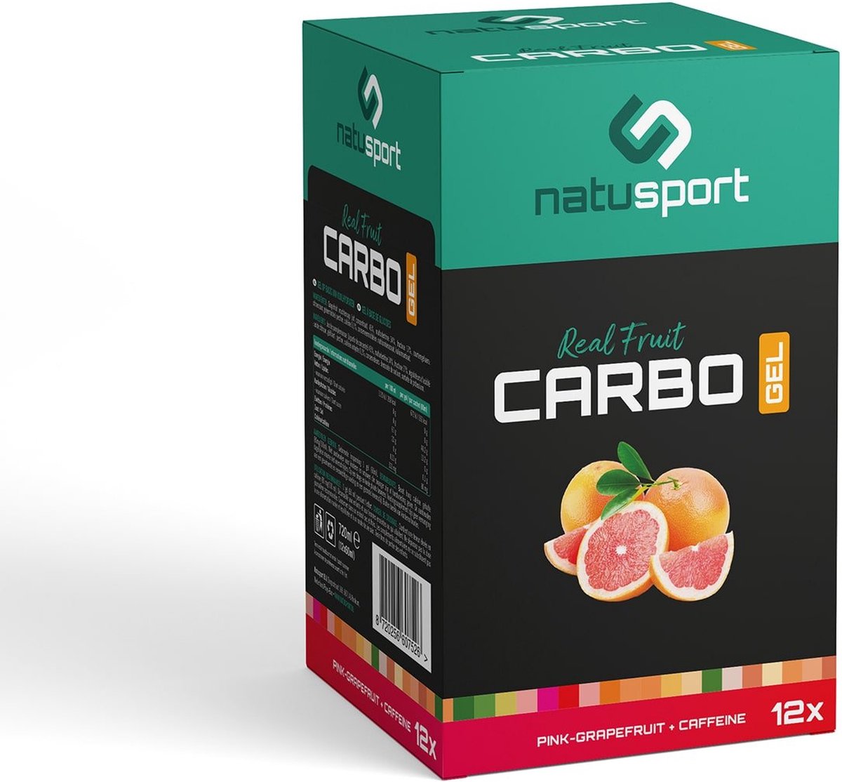Goedkoopste Natusport Real Fruit Carbo Gel Pink Grapefruit - Cafeïne