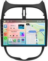 Bol.com Peugeot 206 1999 - 2011 | Carplay & Android auto | 2GB & 32GB | Autoradio met navigatie | Radio scherm | 1999 2000 2001 ... aanbieding