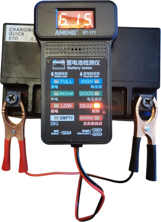 Auto Accu Batterijspanning - auto accessoires - autoaccessoires - auto gadgets - laadsysteemspanning - Tester