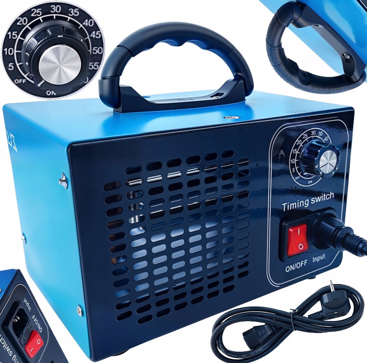 Ozon Generator Luchtreiniger - Krachtig 70.000 mg/h met Timer