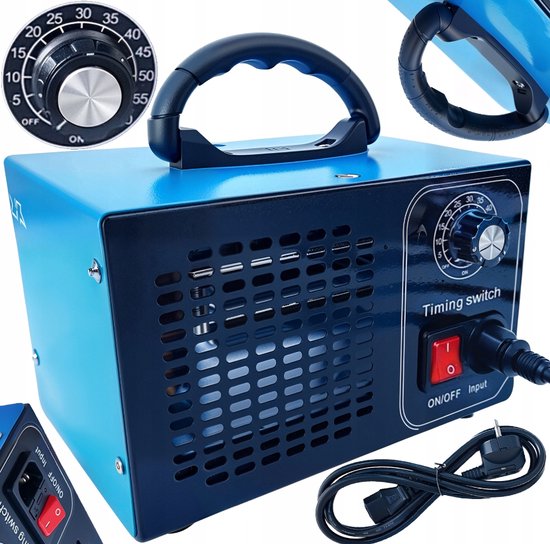 Ozon Generator Luchtreiniger - Krachtig 70.000 mg/h met Timer