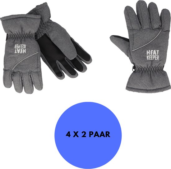 QKURT 6 paar warme winterhandschoenen voor kinderen, pluche handschoenen, effen, winterhandschoenen voor peuters, rekbare handschoenen voor jongens en meisjes, Meerkleurig, 3-8 ans