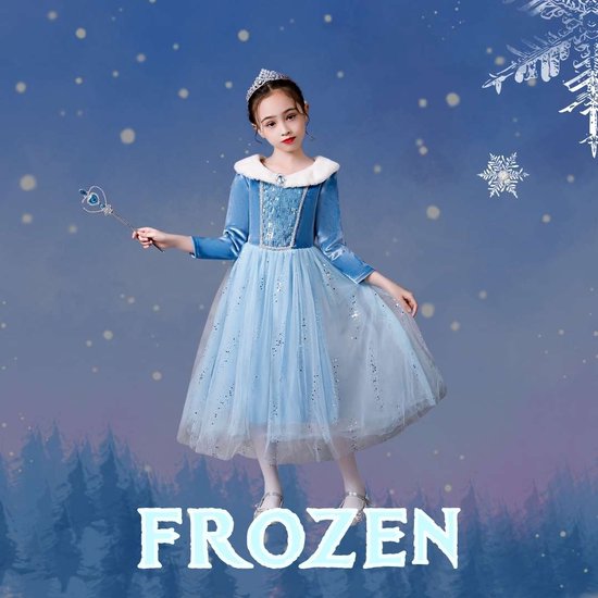 Kostuum Frozen Kleding H&m La Soie Elsa Princess Jurk Disney