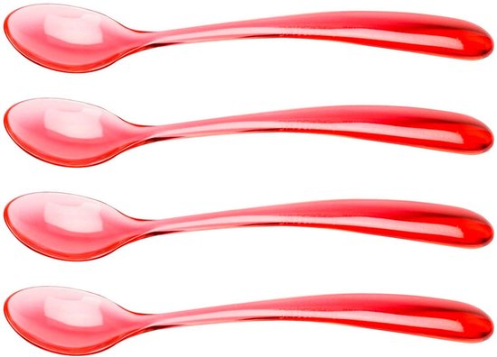 Lot De 20 Cuillères à Dessert Réutilisables – 10 Couleurs Pastel – Manches Longs Et Courts – En Plastique PP Lavable – Pour Glaces, Gâteaux, Mousses