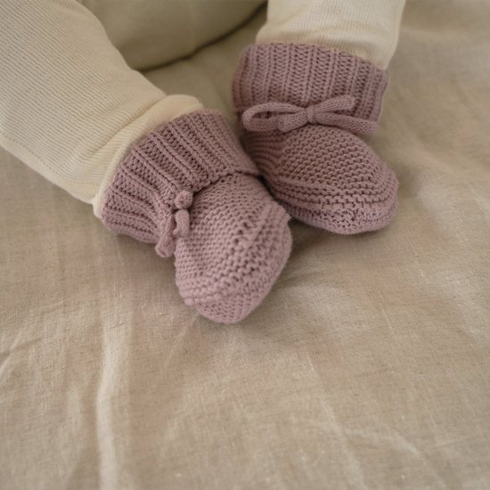 Chaussons en tricot Lodger - 0 à 6 mois - Rose