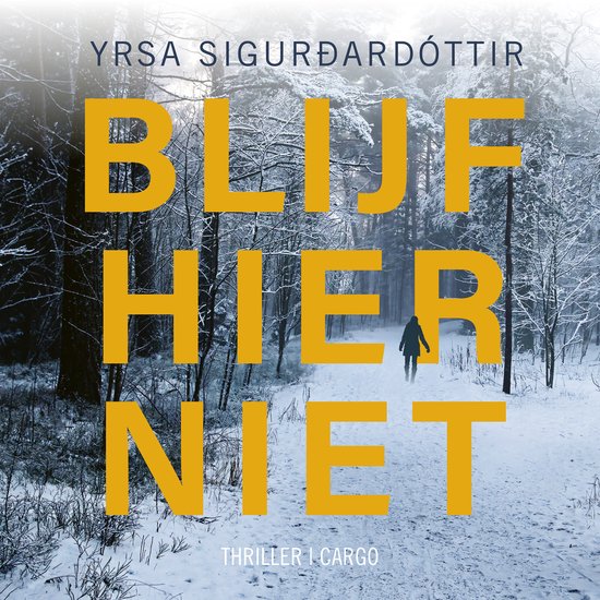 Blijf hier niet - cover