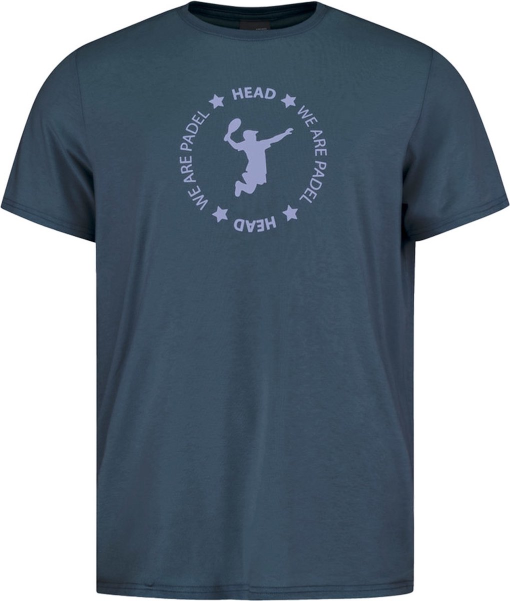Head We Are Padel T-shirt Blauw