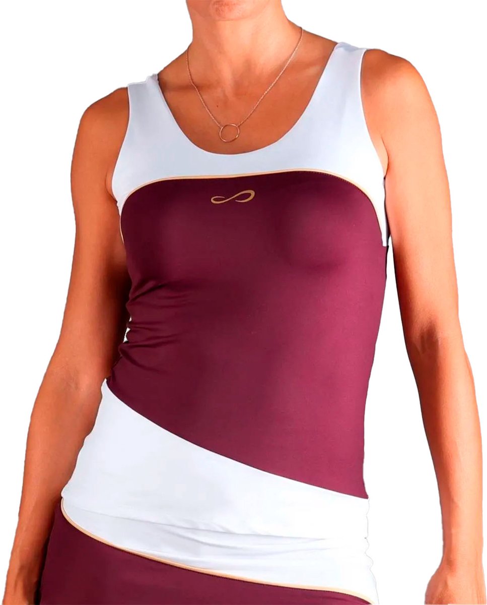 Endless Curve Mouwloos T-shirt Paars XS Vrouw