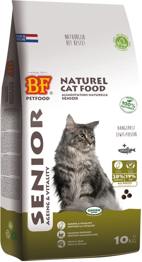 BF Petfood Kattenvoer Premium Senior Ageing 10 kg