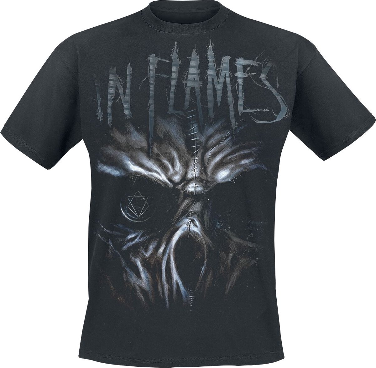 In Flames Ghost Heren T-shirt - zwart - 3XL