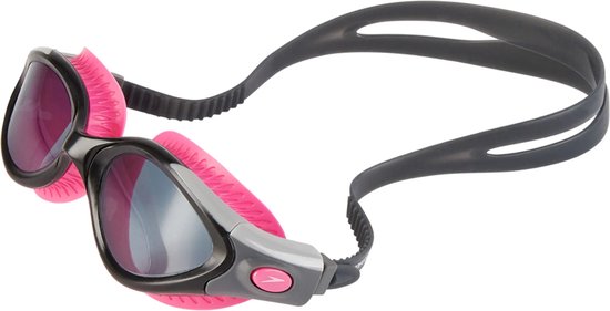 Speedo Futura Biofuse Flexiseal Female Roze/Smoke Dames Zwembril - Maat One Size