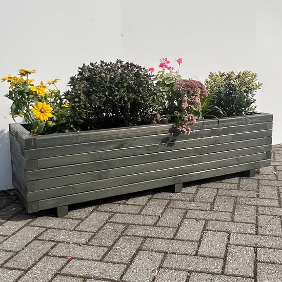 Hardhouten plantenbak Valencia | 100x100x60cm