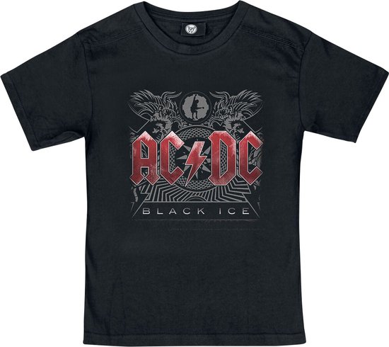 T-shirt Femme AC/DC 'Metal Logo' - Noir, 95% Coton 5% Élasthanne, Manches Courtes, Coupe Regular