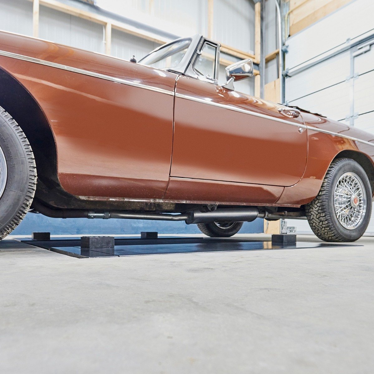 Rubberen blokken voor accu-hefwagen