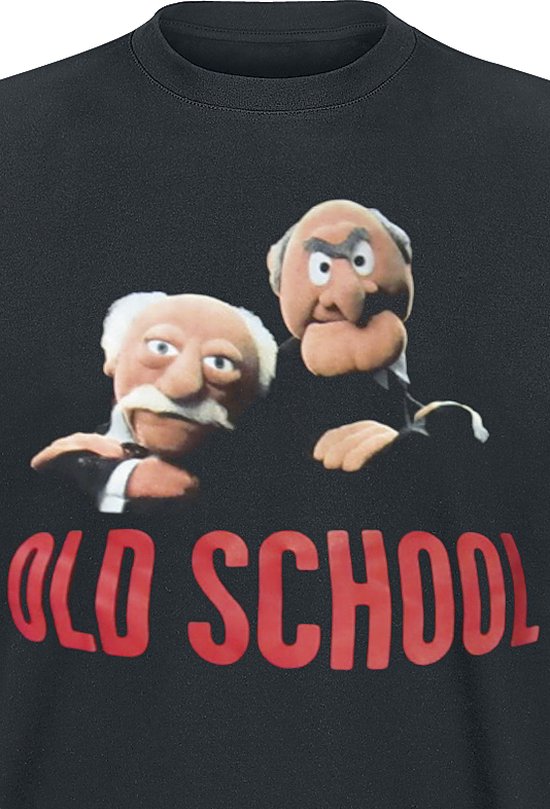 The Muppets Hommes Tshirt -L- Muppets Old École Zwart