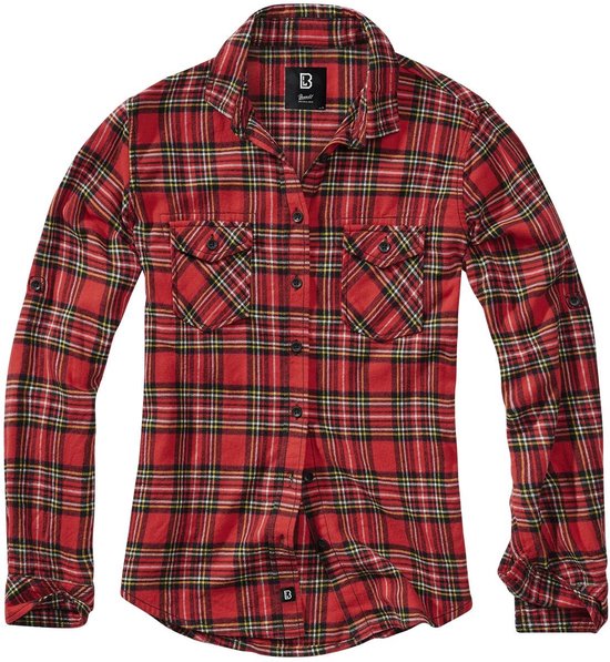 Brandit Amy Tartan Flanell Checkshirt Dames Flanellen overhemd - 4XL