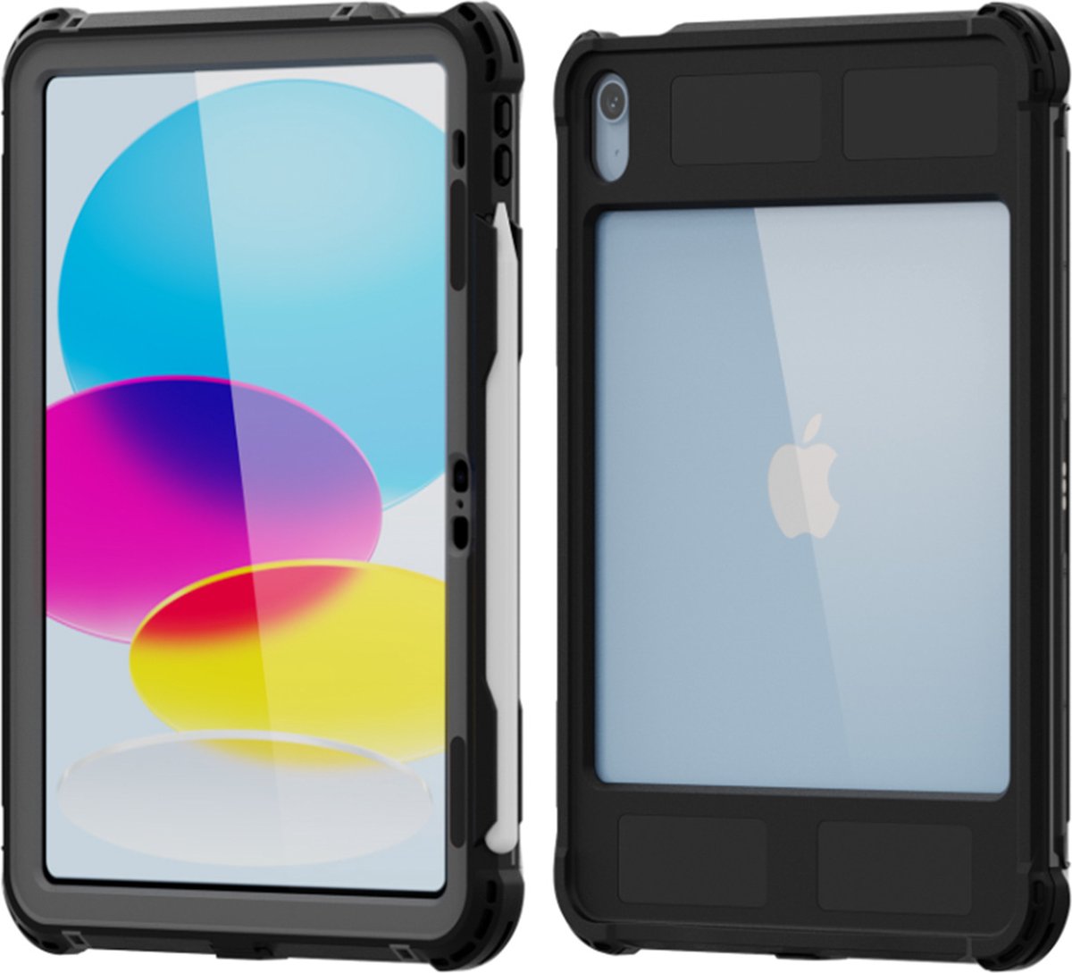 Spigen Rugged Armor Pro Hülle Case kompatibel mit iPad 10. Generation 2022 10,9 Zoll -Schwarz