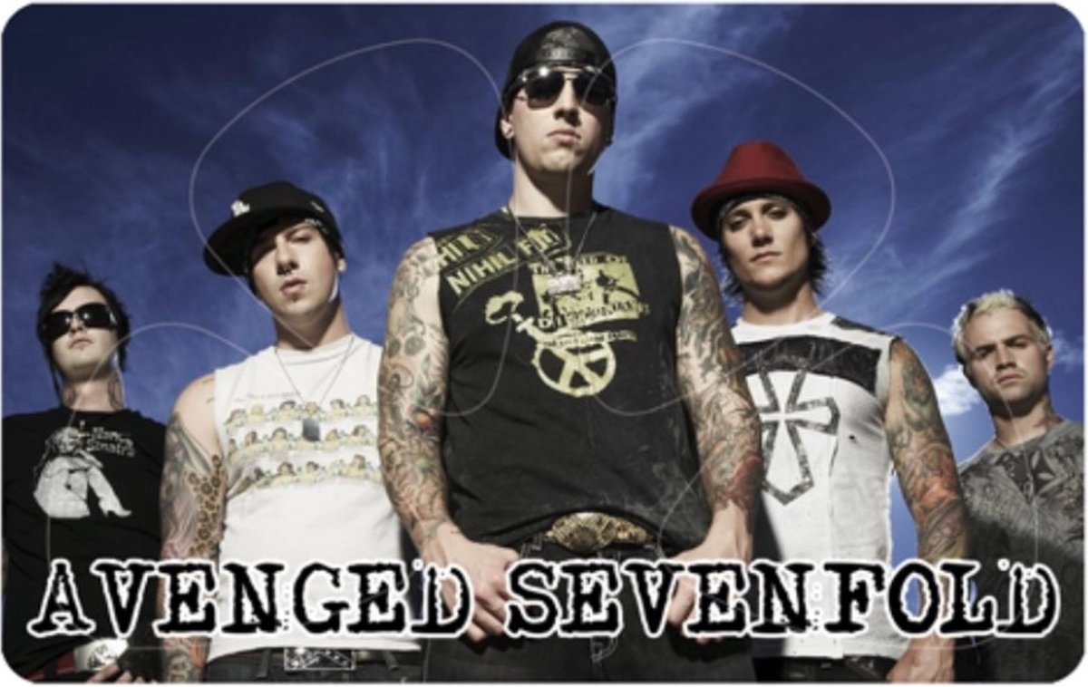 Avenged Sevenfold - Albums - Plectrum - Pikcard met 4 plectrums