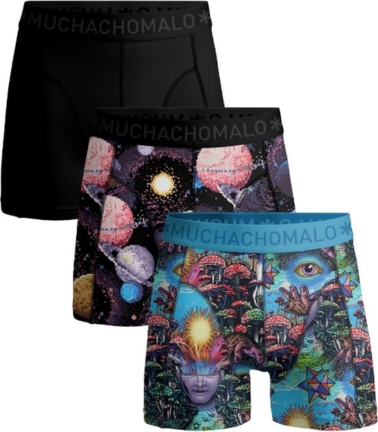 Muchachomalo Boxershort Heren – 3 Pack – 95% Katoen – Heren Ondergoed – Kleding – Stevig Ondergoed – Onderbroeken Heren