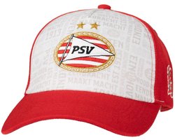 PSV Cap All Over Rood Wit SR