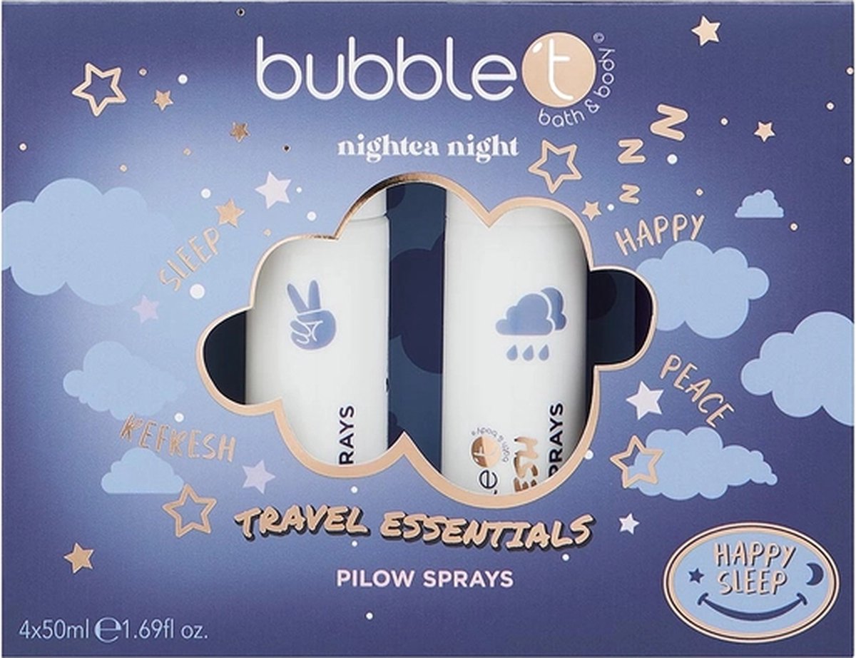 Goedkoopste bubble't bath&body-Pillow Mist Set - Nightea Night Travel Essentials