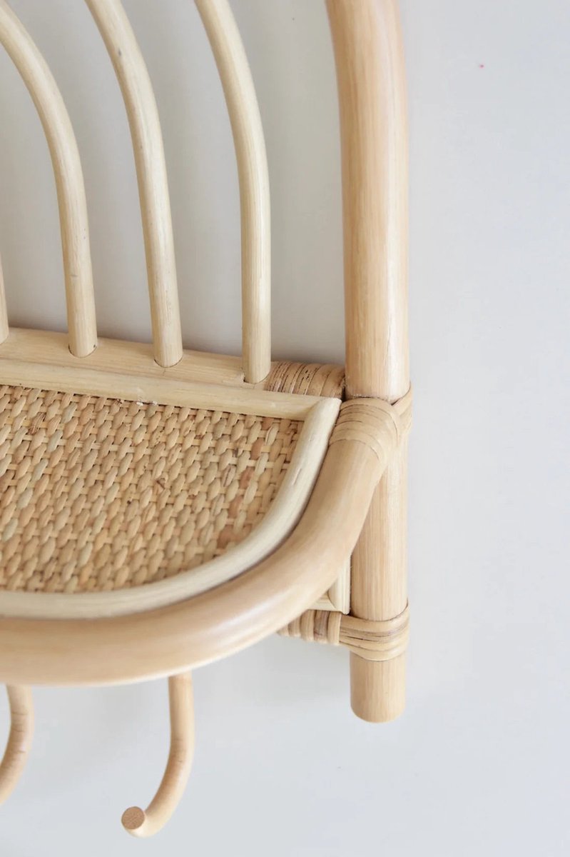 Petit à Petit Rotan kapstok - Kinderkamer & babykamer - 40cm