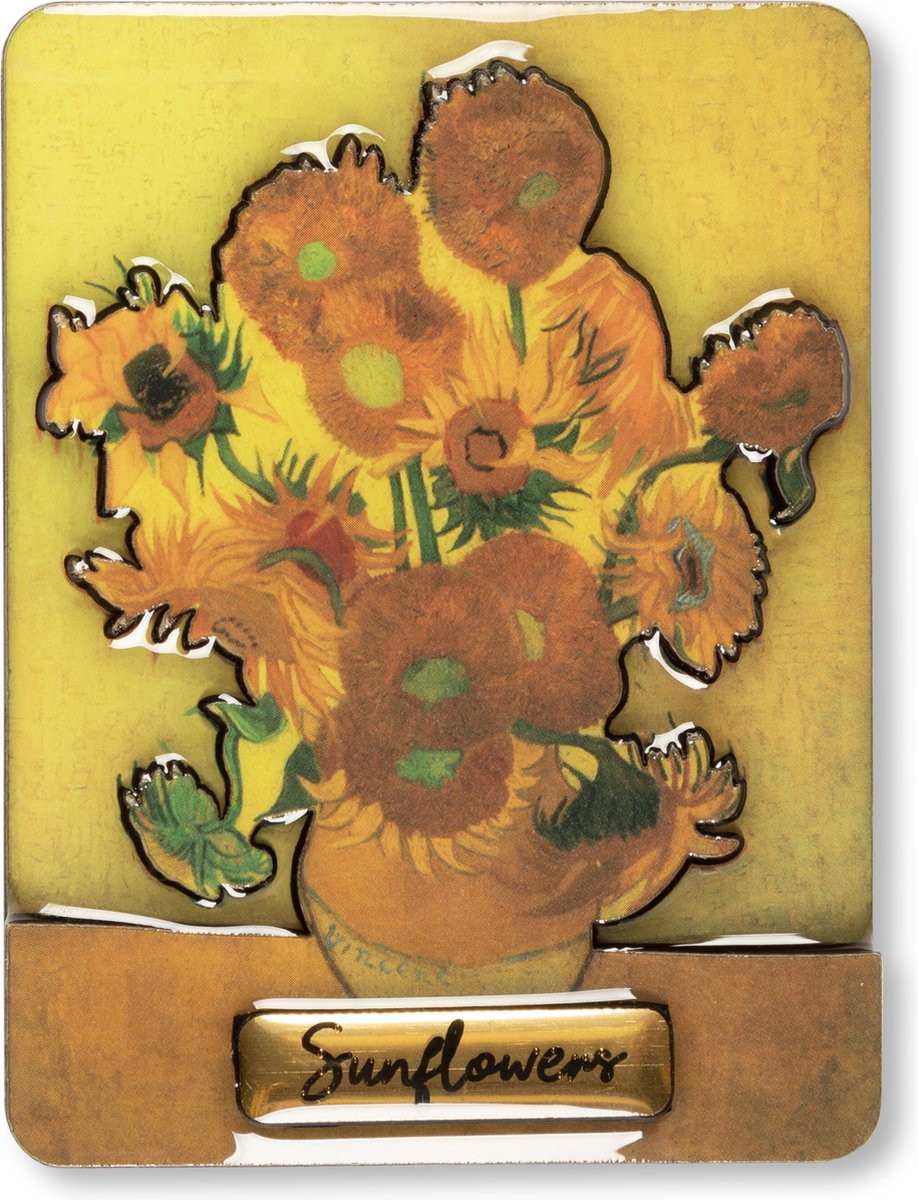 Memoriez 2D Magneet Sunflowers Van Gogh