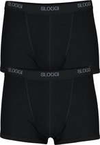 Bol.com sloggi men Basic Heren Boxershort - 2-pack - Zwart - Maat L aanbieding