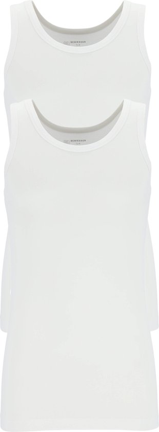 Ensemble de 2 débardeurs Schiesser 95/5 pour hommes - Blanc
