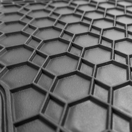 GripFeel Universal Rubber Mat Set of 4 Non-Slip Washable Can Be
