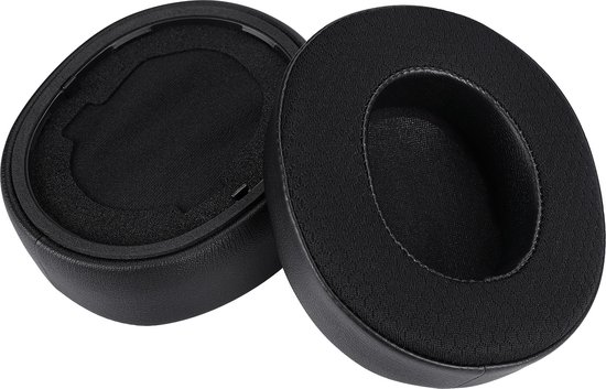 Geekria Sport Cooling-Gel Vervangende Oorkussens voor SteelSeries Arctis Nova Pro Bedraad/Nova1/Nova3/Nova7, Turtle Beach Airlite Fit Bedrade Gaming Hoofdtelefoon, Oorkussens (zwart