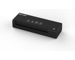 BRASQ Lamineerapparaat A4 Zwart - Lamineermachine - Lamineren - Laminator - plastificeerapparaat - tot 125 micron per vel