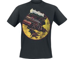 Judas Priest SFV Distressed Heren T-shirt - zwart - M