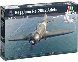 Italeri Modelbouwpakket Vliegtuigen - 1472 Reggiane Re.2002 Ariete - Propeller Vliegtuig Plastic - 1:72 - Modelbouw