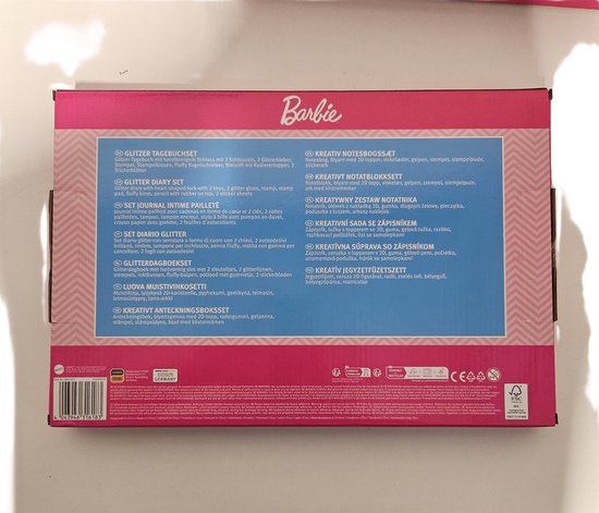 Barbie glitterdagboek met accessoires van Barbie — afbeelding 3
