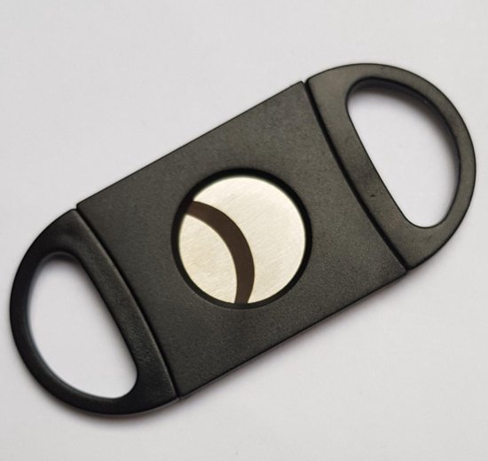 Foto: Sigarenknipper sigarenknipper zwart sigar cutter stainless steel