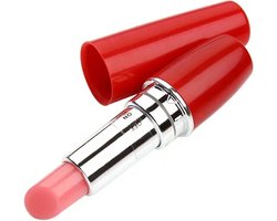 Lipstick Vibrator I Mini Vibrator I Lippenstift Vibrator voor Vrouwen I Clitoris en G Spot Stimulatie I Rood