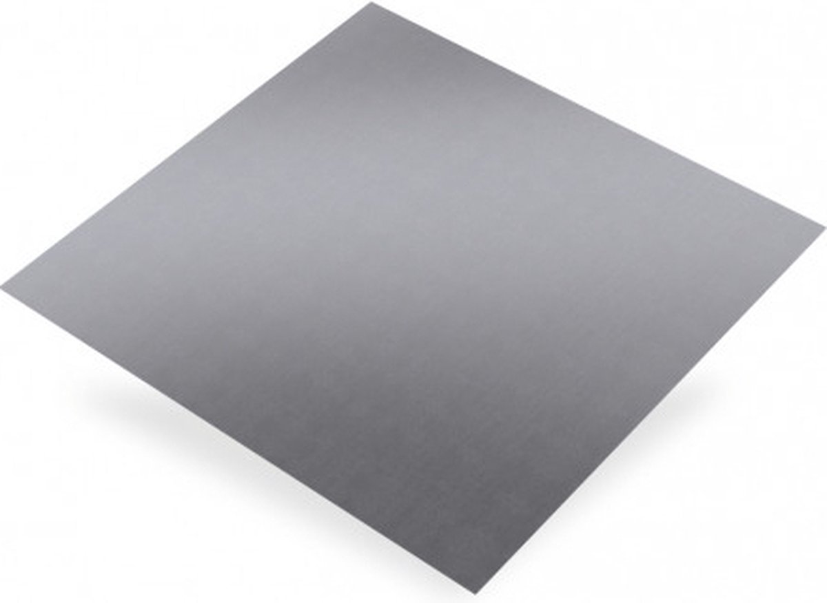 CQFD Alu plaat brut glad 1mm 500x1000mm