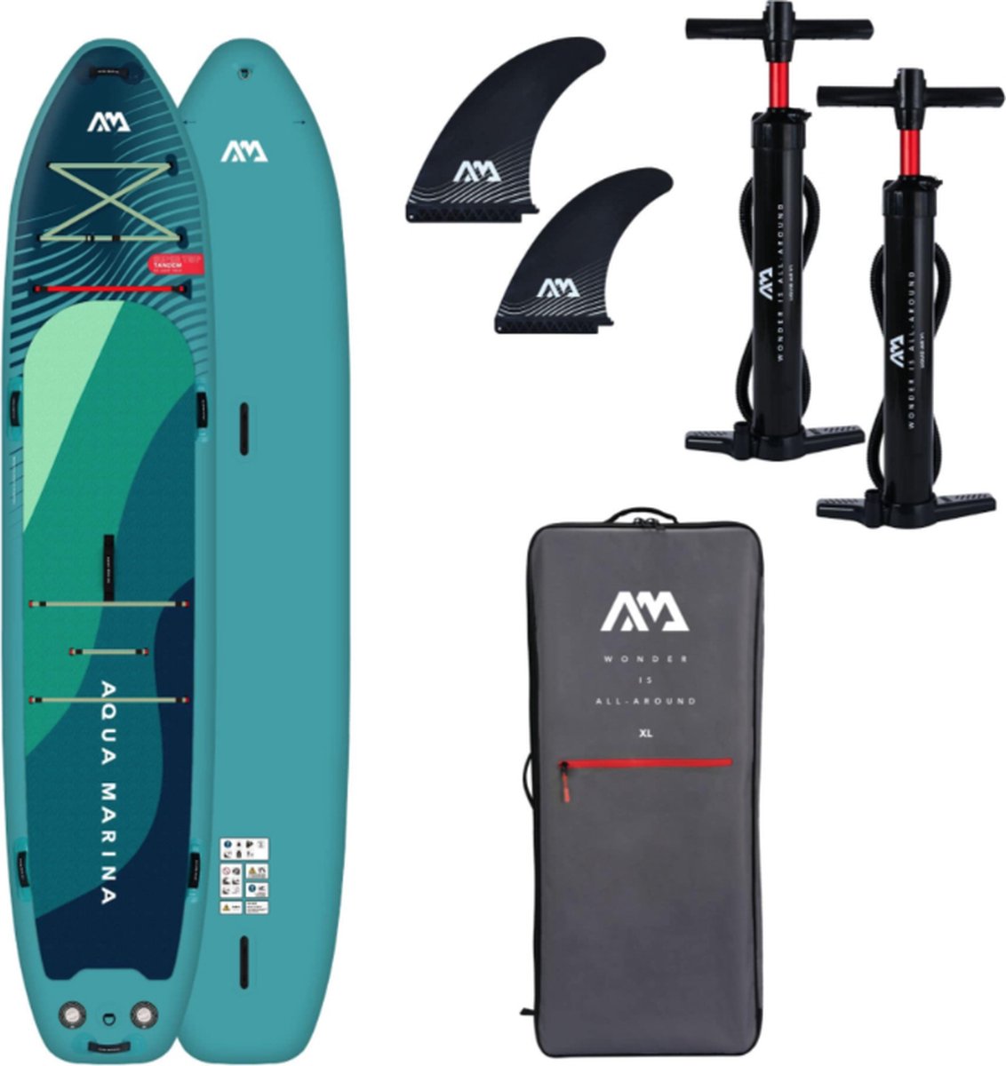Aqua Marina Super Trip Tandem Familie SUP - 427x86cm - 2 of 3 persoons