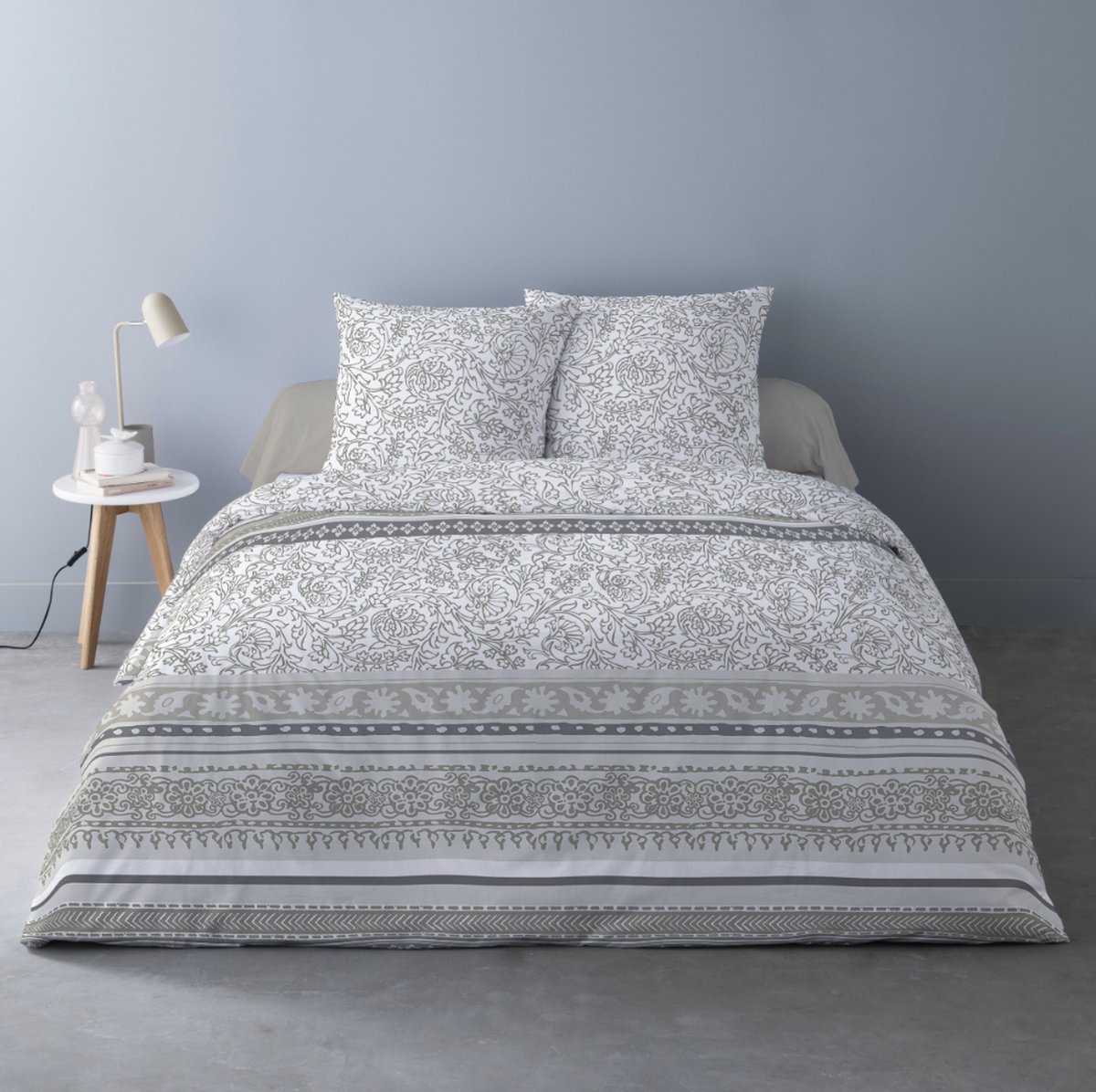 Better Nights - Luxe Polar Fleece Dekbedovertrek Cato - 260x240 - Grijs - 2 kussenslopen 63x63 cm