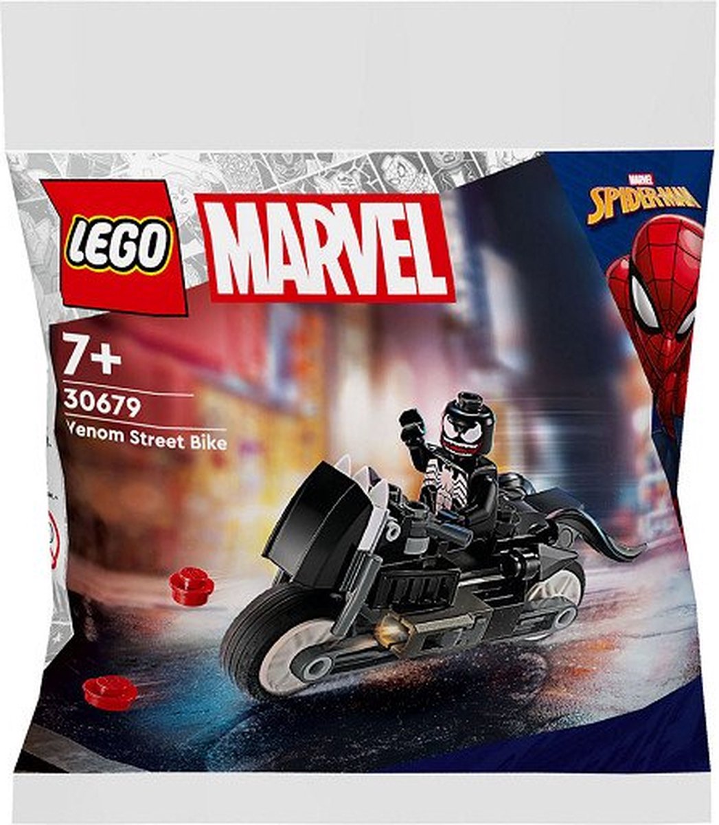 LEGO Marvel - Venom straatmotor Constructiespeelgoed thumbnail 3