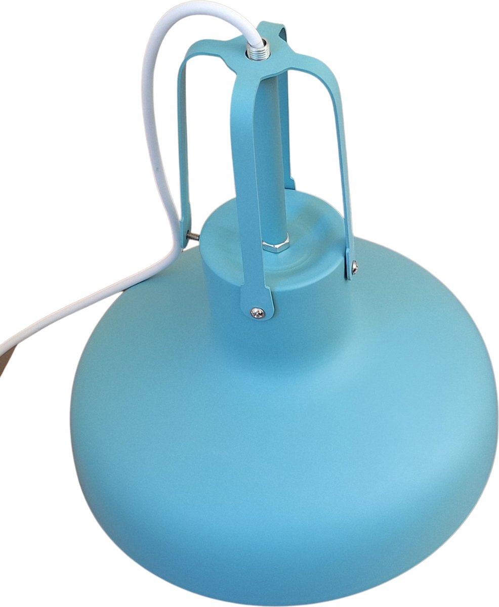 Hanglamp Modern Turquoise Rond diam 26/18 cm - Scaldare Taormina