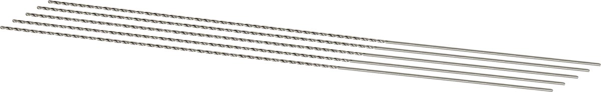Set van 10 metaalboren (1.8 x 100 mm, HSS)