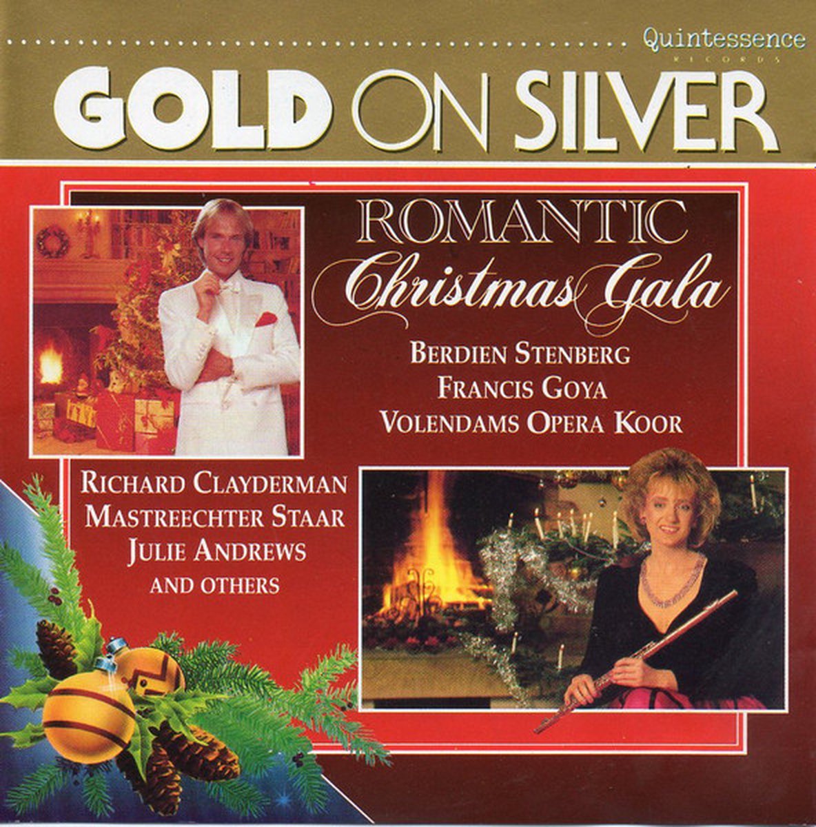 Romantic Christmas Gala Gold on Silver