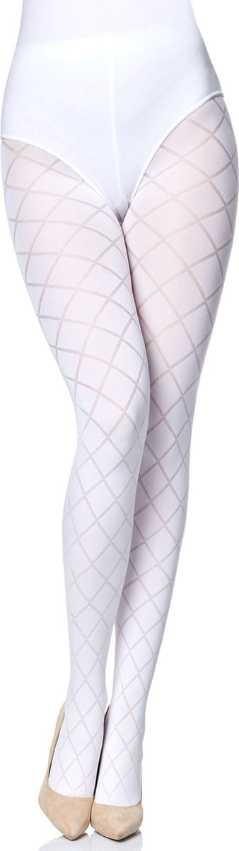Merry Style MS-GB-328 Dames Panty - 60 DEN- 3D-technologie - Polyamide - Wit - S