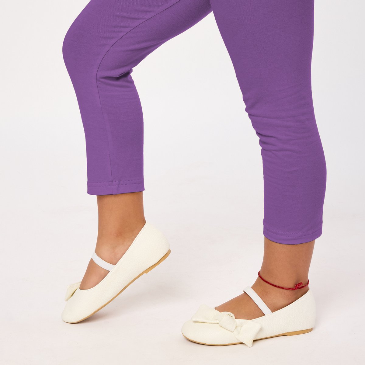 Merry Style MS-MS10-131-LE Meisjes Leggings - Sport - Vrijetijdsbroek - Lang- Viscose - Sporbroek - Yogabroek - Paars - 128