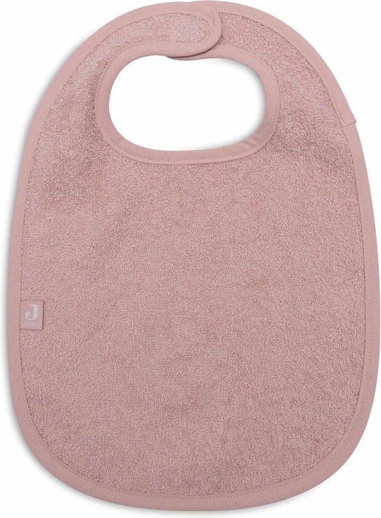 Jollein - Baby Slab Badstof - Katoen - Met Klittenband - Slabbetjes - 3 Stuks -Wild Rose/Nougat/Biscuit van Jollein — afbeelding 2