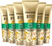 Pantene Pro-V Glad & Zijdezacht 3MM Conditioner - voor Pluizig, Droog haar - Voordeelverpakking 6 x 220ml